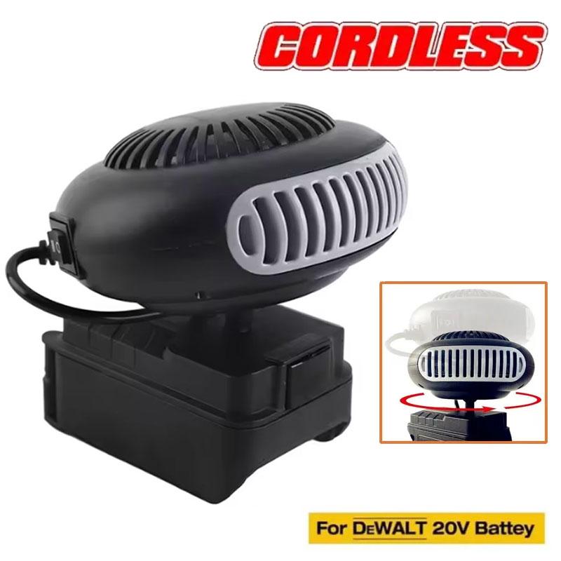 Fit for DeWALT 20V Battery Cordless Car Heater Electric Warm Air Blower Heating Fan Windshield Demister Defroster Power Tools