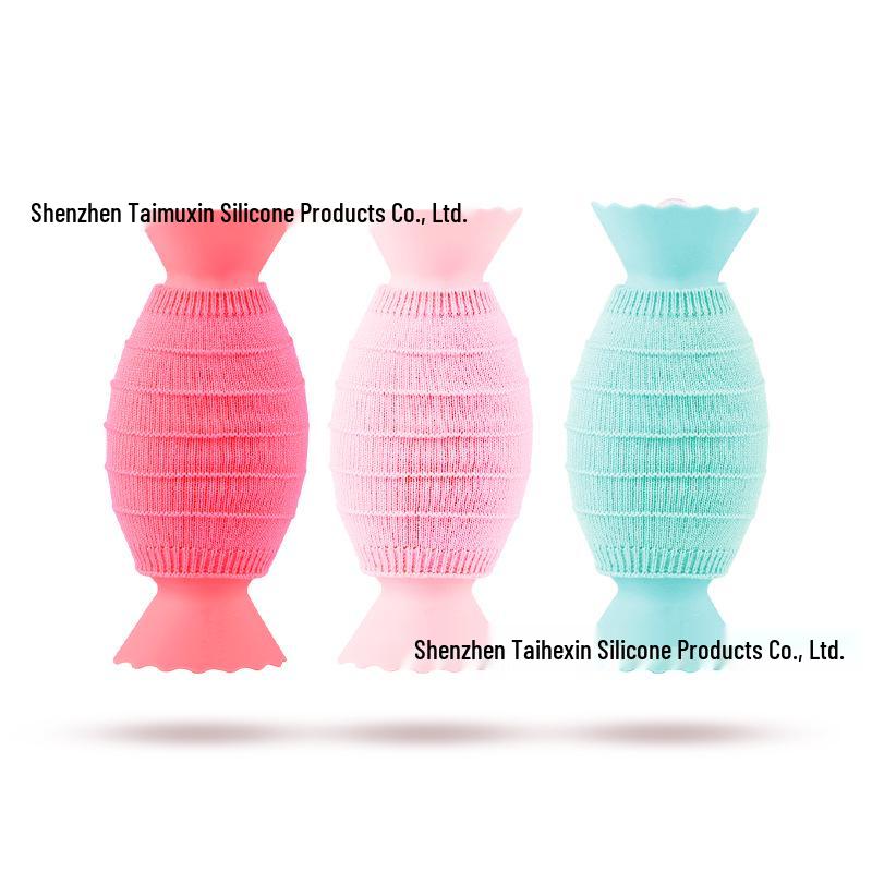Silicone Candy-Shaped Hand Warmer and Hot Water Bottle