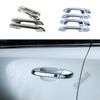 Car Body Styling Armrest Handrail Stick Frame Lamp Trim ABS Chrome Door Handle 8PCs For Kia Sportage KX5 2016 2017 2018