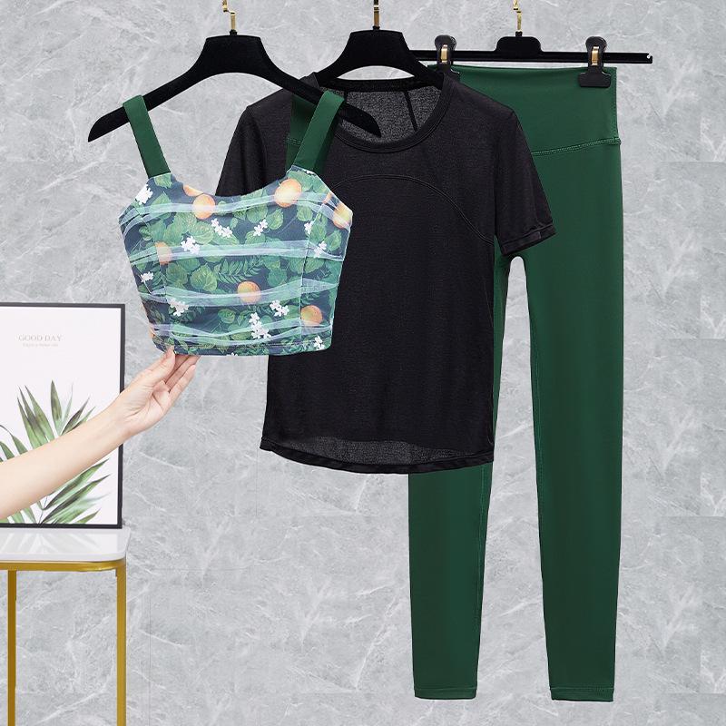 2025 Women's Sexy Sports Camisole Yoga Bra Set - Summer Fitness & Running Vest