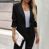 Damen Oberteil 3/4 Ärmel Freizeitjacke Damenbekleidung Bluse Top