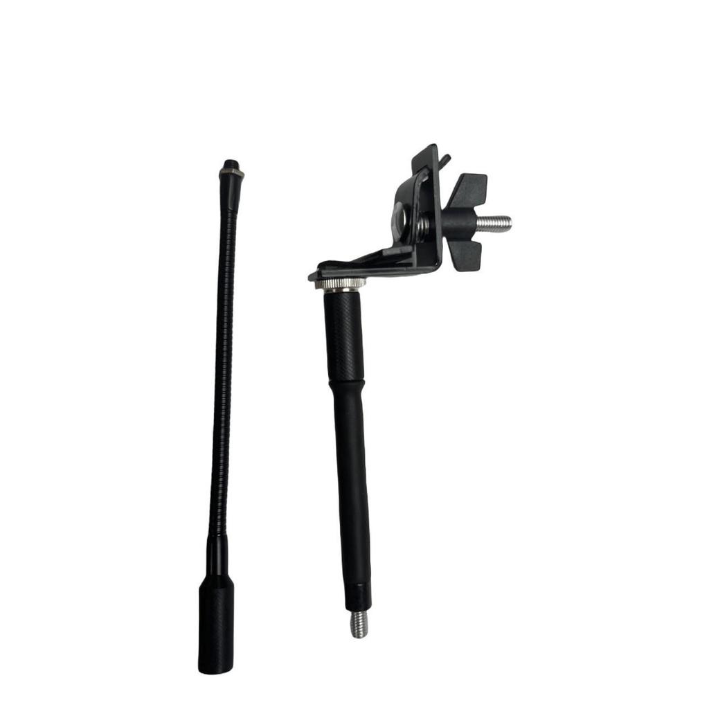 Pro Microphone Stand Kit: Includes Drum Stand, Mic Clip, Adapter, and Bass Drum Stand.