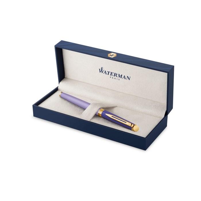 WATERMAN Metropolitan Essential Fountain Pen, Fine Point, Purple GT, 2180127