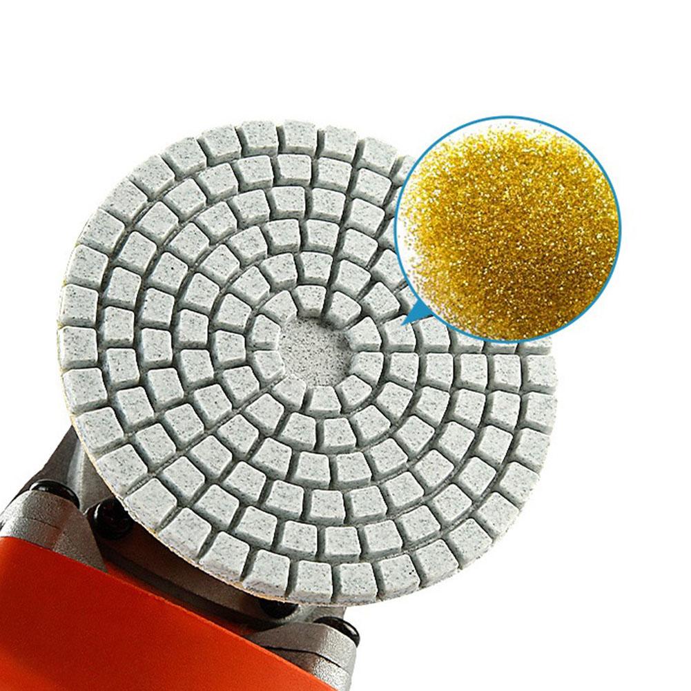 1pc 80mm 3Inch Diamond Polishing Pad Wet Dry Buffing Disc For Marble Concrete Tile Angle Grinder Polishing Abrasive Tools Acces