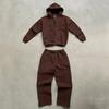 Trendy Cross-Border Zipper Hoodie Jacket with Versatile Long Pants