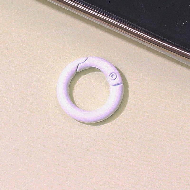 25mm Colored Spring Coil Metal Lobster Clasp for DIY Jewelry, Phone Cases, Hardware, Hanging Buckle, Keychains
