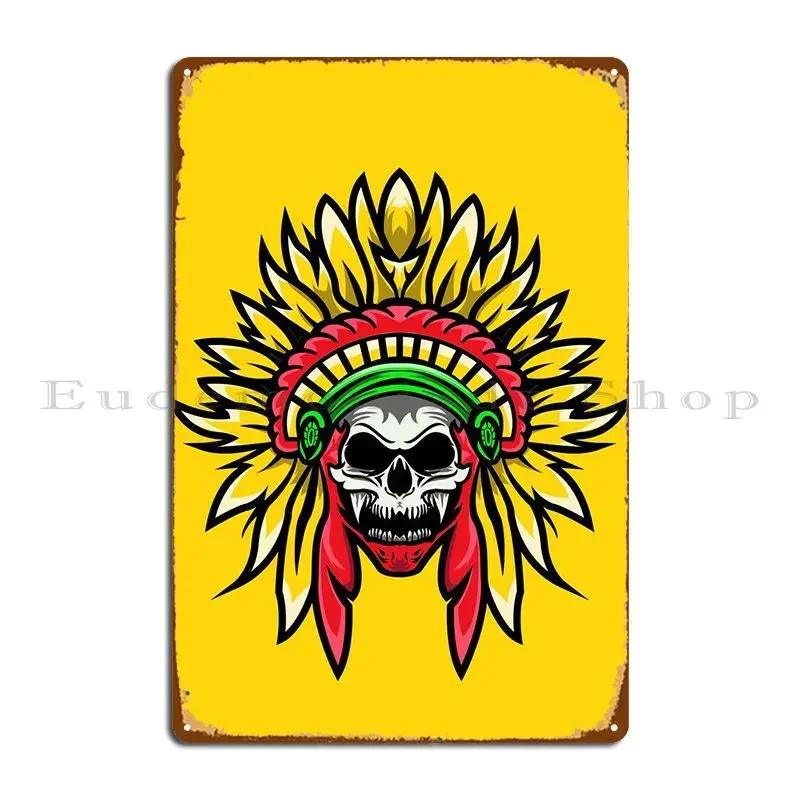 The Indian Metal Plaque Poster Kitchen Pub Club Bar Designs Sign Tin Sign Poster 20x30cm(7.8x11.8inch)