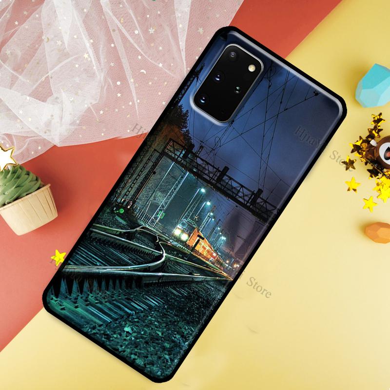

Train Rail Sunlight Case For Samsung Galaxy S22 Ultra S20 FE S8 S9 S10 Note 10 Plus Note 20 S21 Ultra Cover Galaxy S22