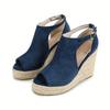 Ladies Elegant Open-toed Thick-soled Wedge Sandals