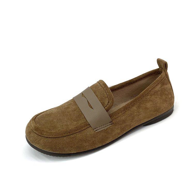 Summer autumn new soft bottom soft surface matte fashion pedal flat sole single shoes women