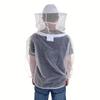 Combinaison d'apiculteur respirante et durable pour homme - Veste de protection transparente professionnelle avec voile à capuche pour une apiculture en toute sécurité