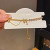 Butterfly Bow Bracelet With Plating And Zirconia For Fashionable Women