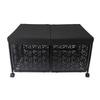 Foldable Toy Storage Box Large 70L Capacity Dustproof Portable Metal Toy Chest for Kids Playroom