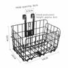 Black Bicycle Hanging Basket Foldable Bike Carrier Bag Bicycle Storage Basket  For Road Bicycles