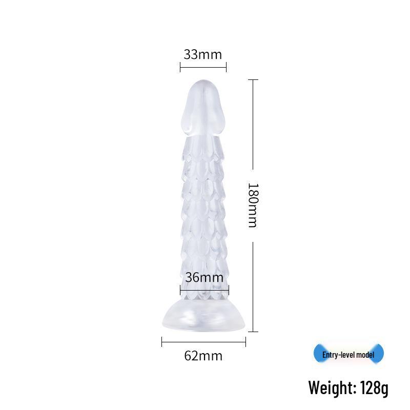 Drachenschuppen Analplug Set: Perlen-Plug, Entwicklungs-Dildo und Mehrzweck-Masturbator für anales und vaginales Spiel.