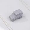 1 Pcs 1/144 Scale Uaz-469 4X4 Light Utility Gray Vehicle Model Kit 3D Printing Scale Model Jeep Model