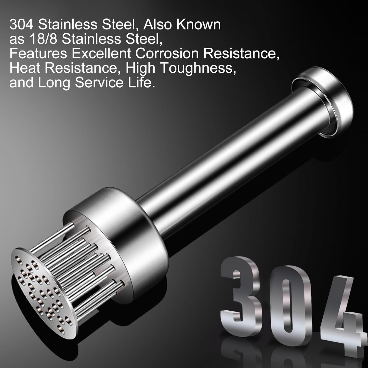 

Stainless Steel Meat Tenderizer Tool, 21 Sharp Needles, Meat Piercing, Tenderizing Steak, Beef, Chicken, Pork, Barbecue, Marinating, Small Meat