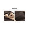 Women's Plus Size Woolen A-Line Pleated Skirt in Khaki - High Waist, Short Length for Spring and Autumn