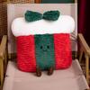 Soft Stuffed Gingerbread Man Cushion Seasonal Pattern Tree Pillow Cute Waist Cushion  Home Decor