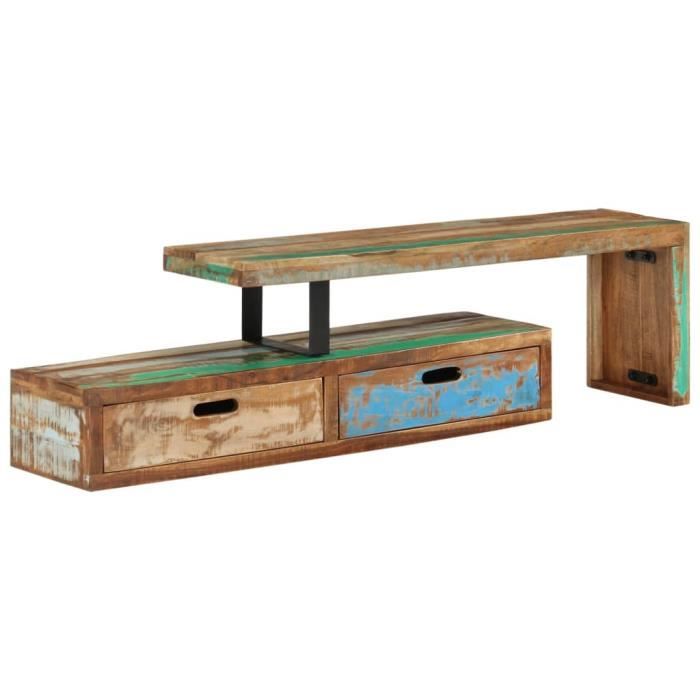 VidaXL Meuble TV Bois de récupération massif 351678