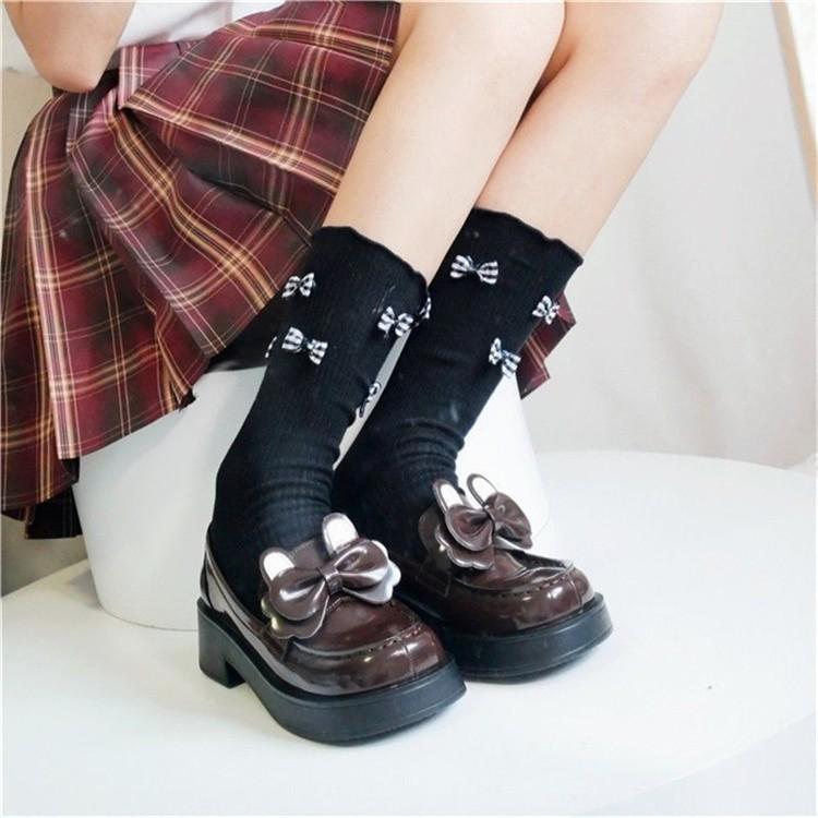 Fashion Shoes Woman Flats Dress Med Fretwork PU Rubber Shoes Woman Flats Dress Rubber Fretwork Med