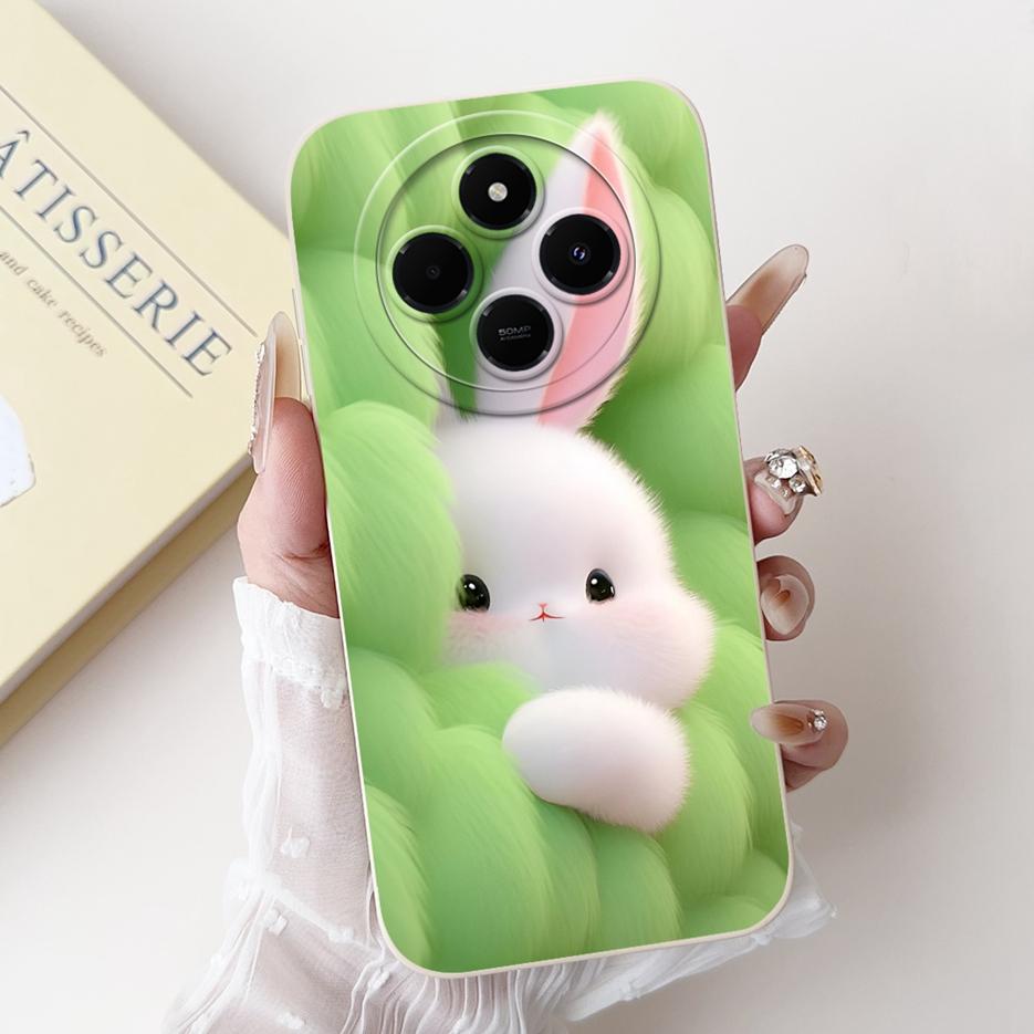 For Xiaomi Redmi 14C Case PocoC75 Cute Panda Cartoon Cover Soft TPU Phone Case For Xiaomi Poco C75 C 75 Redmi14C Back Cover Bags