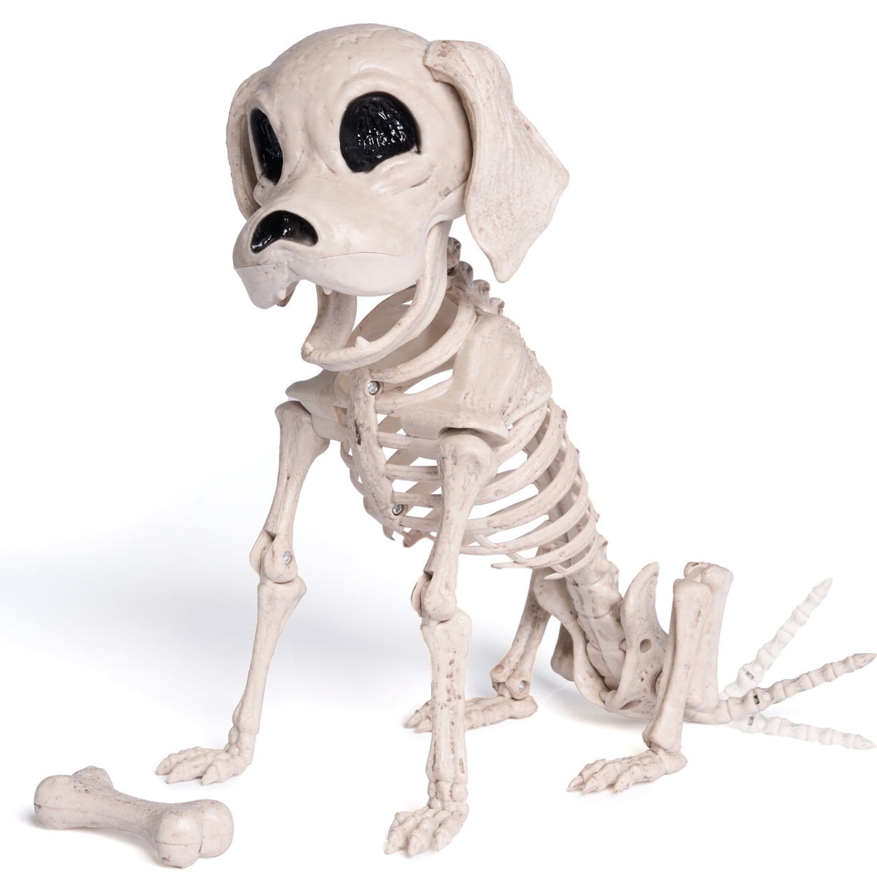 

Joyfy 9.8 Inch Halloween Skeleton Dog Skeleton Halloween Decor Pose-N-Stay for Hallowmas Decoration Outdoor Haunted House Party