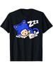 Supers Marios Toad Blue Suit Sleeping Portrait T-Shirt