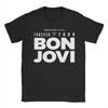 Bon Jovi Grunge Band Forever TOUR T-Shirt for Men 100% Cotton Tee Shirt Round Neck Short Sleeve T Shirt Plus Size Clothing