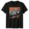 Explore The Majestic Mountains Abenteuer T Shirt Bergwandern Outdoor Vintage Breathable Casual Versatile Comfortable