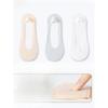 3 Pairs of Female Summer Thin Cotton Non Drop with Anti Skating Silk Shallow Mouth Invisible Deodorant Sweat Socks