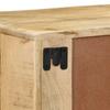 TV Wall Cabinet 100 x 32 x 25 cm Rough Solid Mango Wood