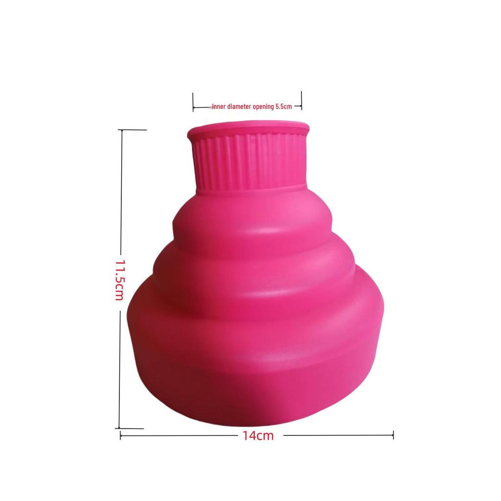 Professional Silicone Retractable Hair Dryer Cap for Salon Styling