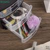 3-Tier Plastic Drawer Storage Organizer,Clear Desktop Drawer Cabinet for Office,Stationery & Small Items