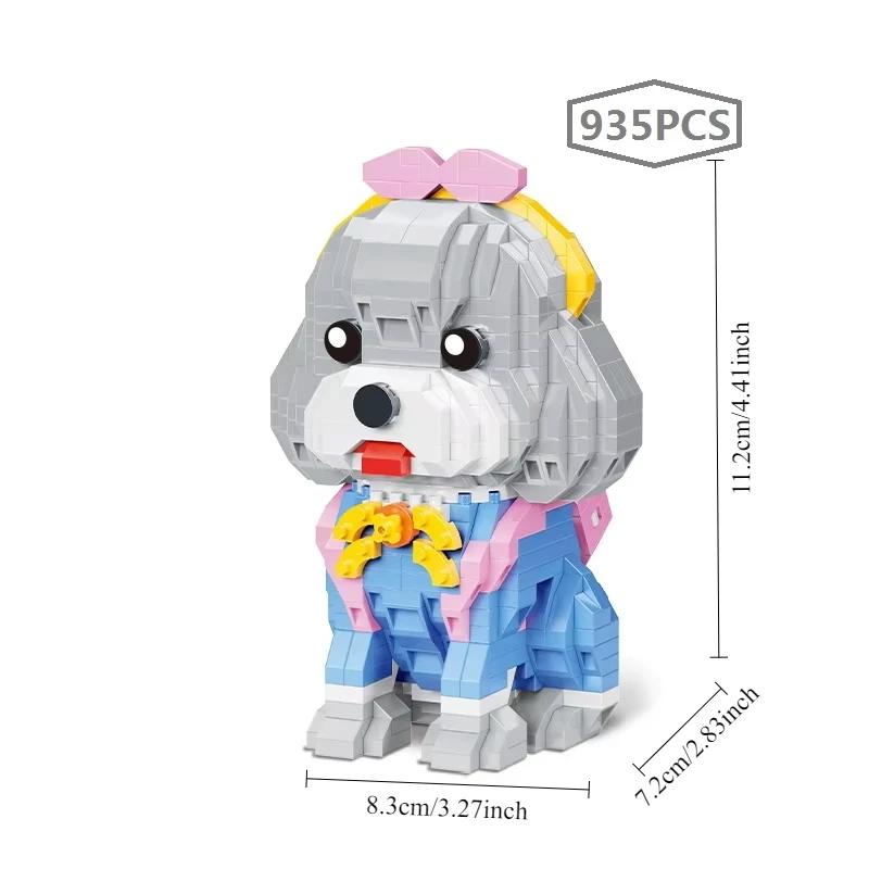 

Small Blocks Diy Construction Plaything Husky Shiba Inu Bully Animal Dog Corgi Micro Blocks Kids Gifts Girls Birthday Present Pet Shop Moyu No box