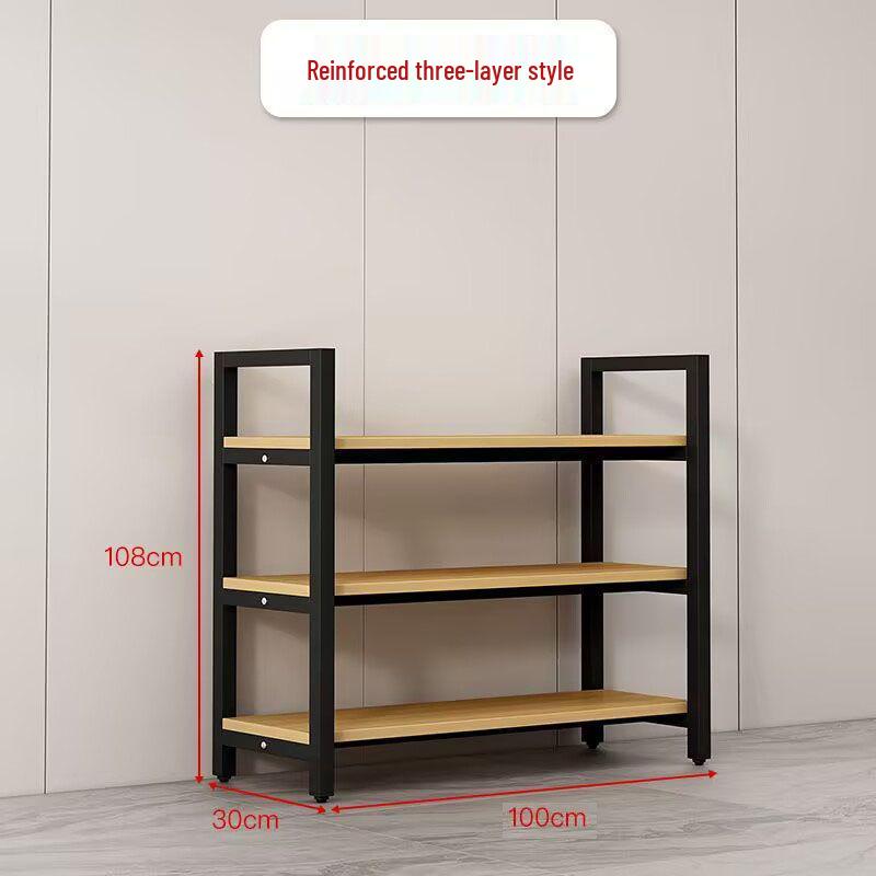 Multilayer Floor Standing Bookshelf and Storage Rack
