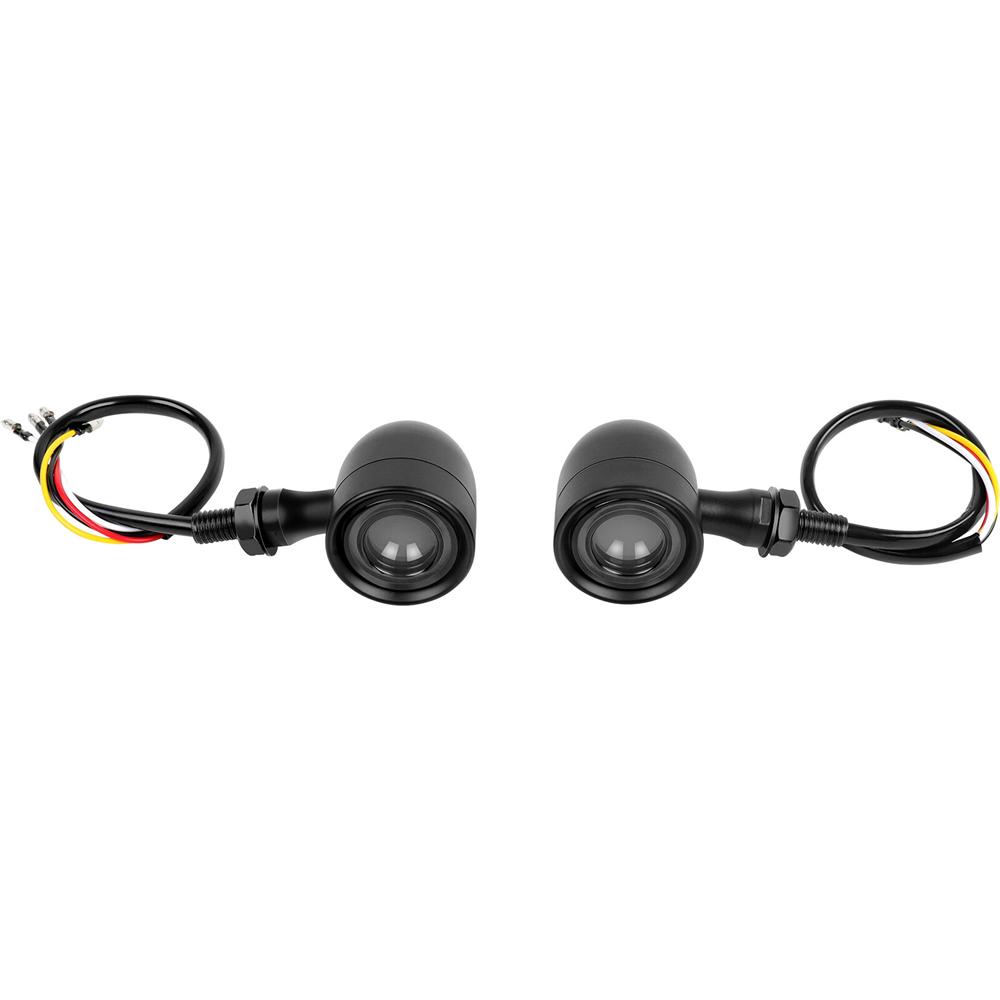 Motorcycle Bullet LED Turn Signal Blinker Brake Running Tail Lights Universal