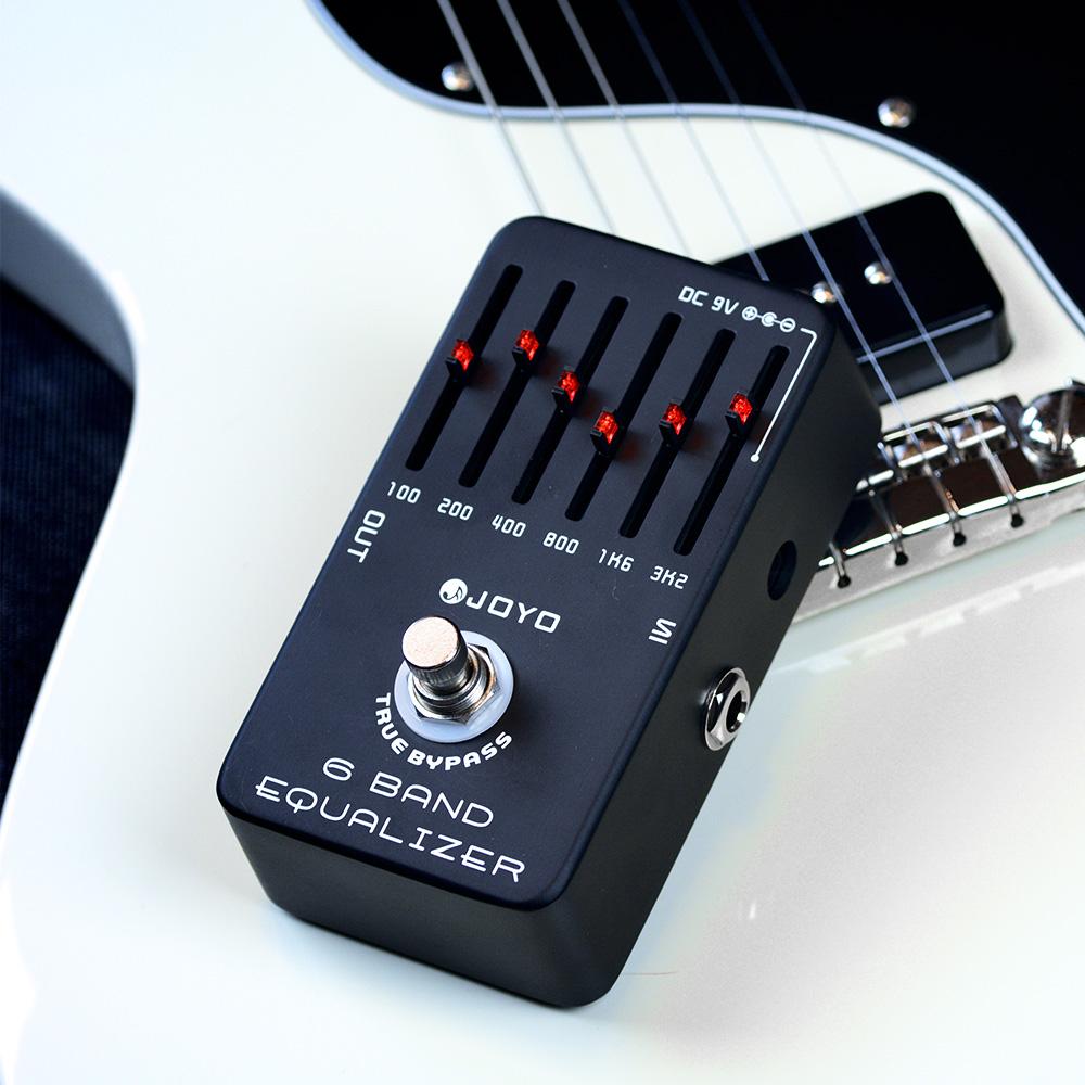 JOYO JF-11 6-Band Equalizer Guitar Effect Pedal Low Middle High Frequency EQ Effect True Bypass Guitar Parts & Accessory
