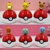 Pokémon Pikachu Mini Figure with Poké Ball Ornament - Tiny Adventure Car Décor & Birthday Gift Gashapon