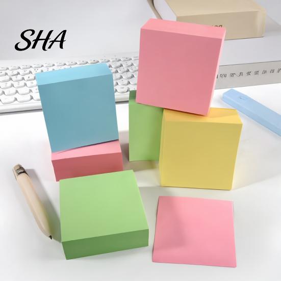 Stick Notes Notes, 3x3in Self-Stick Note Pads, 300 Sheets Adhesive Simple Memo Pads for Reminder, Office, School Supplies Colorful