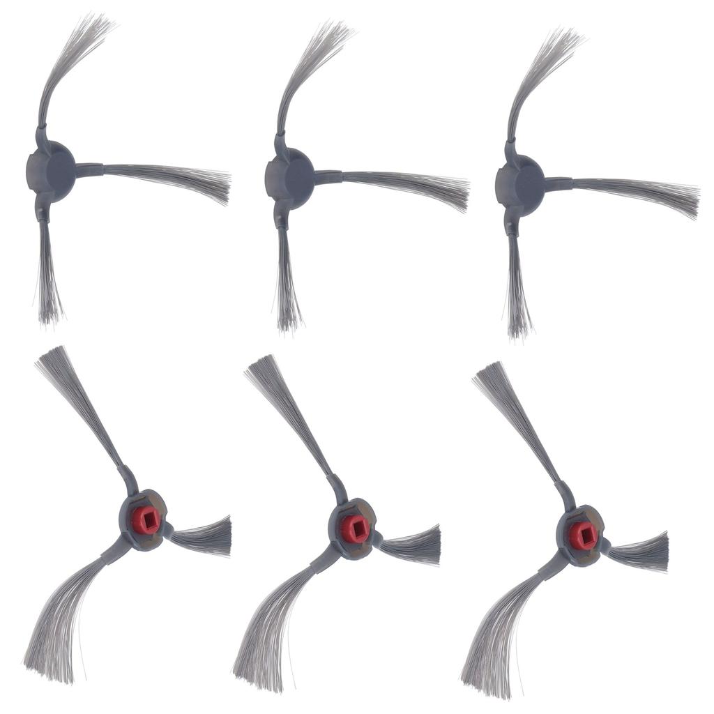 6 buc. perii laterale cu peri moi, perie de înlocuire pentru robot de curățat pentru măturatoarea ECOVACS N9+