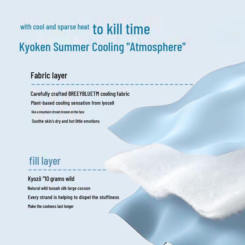 Jingdong Zhizao 100% Tussah Silk Washable Cooling Quilt