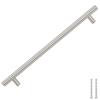 Furniture Handles 5 Pcs Silver 224 Mm Stainless Steel