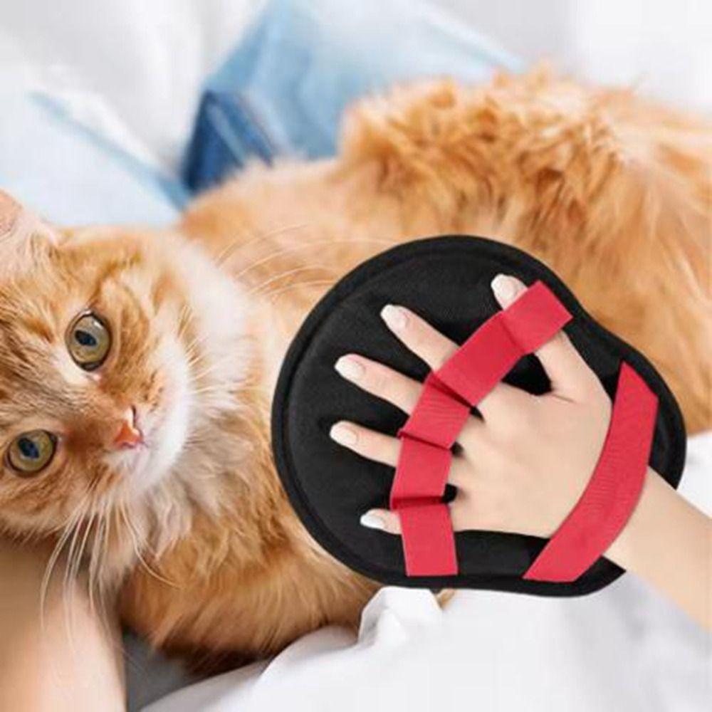 Cloth Pet Hair Removal Glove Hangable Electrostatic Cleaner 5-Finger Grooming Cleaner  Car Seat