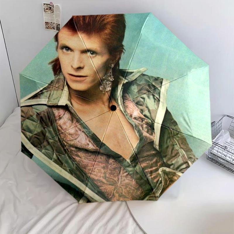 David Bowie Automatic Umbrella - Suitable Travel Outdoor Portable Umbrella Birthday Gift Daily Essentials