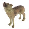 2Pcs Model Figurine - Action Figures Science Toy Gift Grey Wolves for Kids Home Decor