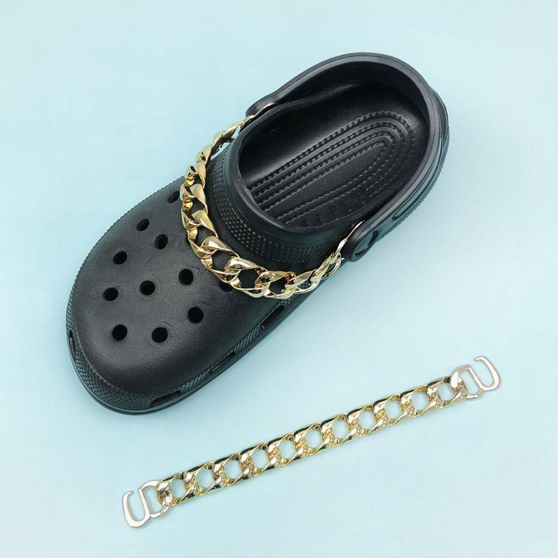 

Chains Shoe Decoration DIY Detachable for Reuse Sneakers Luxury Brand Charms Women Designer Shoes Charms Accessories