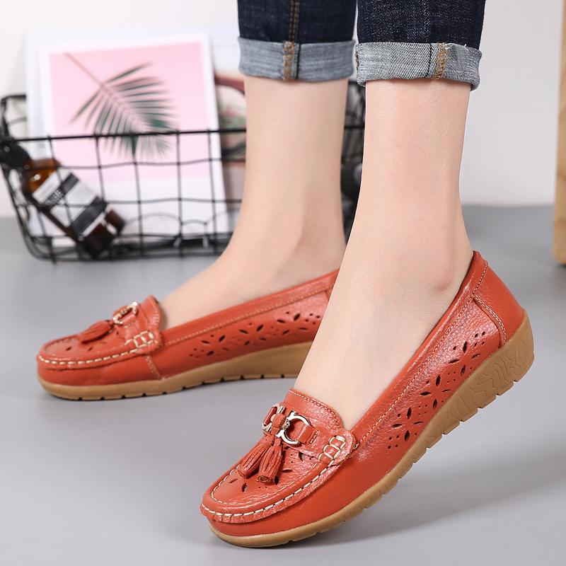 Damenschuhe Slipper für Ballerinas Damen Mokassins Freizeitschuhe Flache Schuhe für Damen Freizeitschuhe