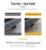 Enhanced Tow Hook & Bar for Beijing BJ60 Trailer: Thickened and reinforced for upgrades and modifications.