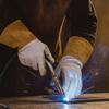 1 Pair Wear-Resistant Welding Gloves Heat Resistant Thorn Proof Leather Gloves Heavy Duty Cut Resistant Gauntlet Gloves